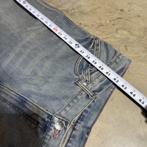 Vintage Y2K RELAXED Baggy SILVERTAB LEVIS Medium Wash JEANS 35 X 32 SILVER TAB - Picture 13 of 14